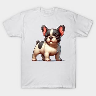 Cute French Bulldog Illustration T-Shirt